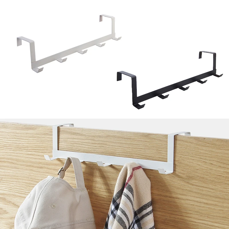 Home Edit Bathroom Storage - Kait atas pintu 5 kait kunci
