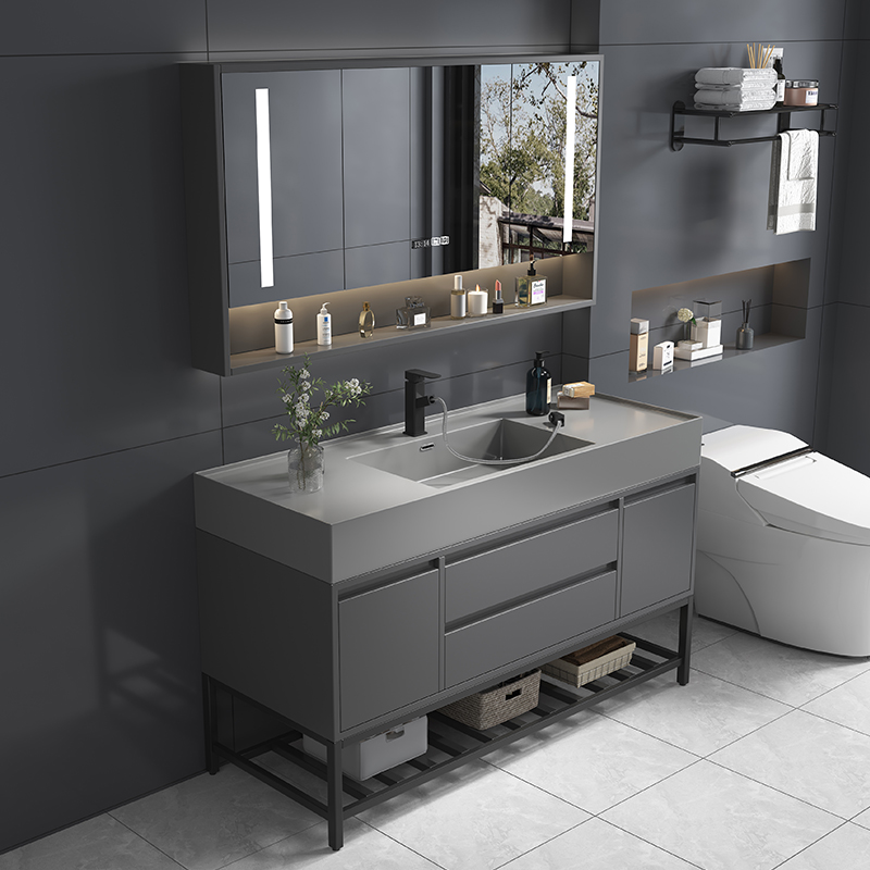 Home Bathroom Vanity Combo - Rak Penyimpanan Kamar Mandi Mewah, Organizer,
