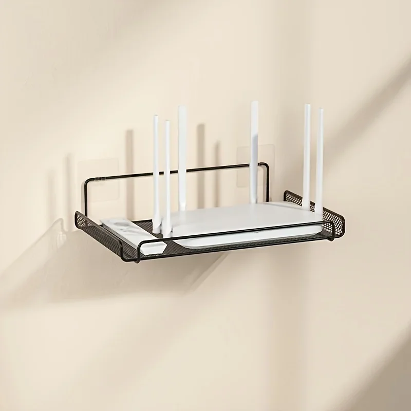 Home Edit Bathroom Storage - Rak Router Stainless Steel Tanpa Bor,