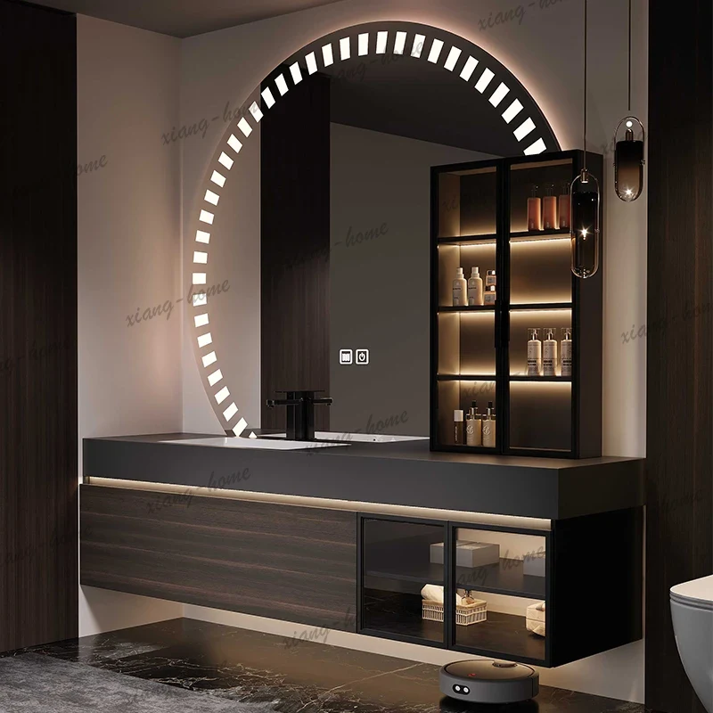 Lemari Kamar Mandi Mewah denga - Home Bathroom Vanity Combo ulasan dan harga