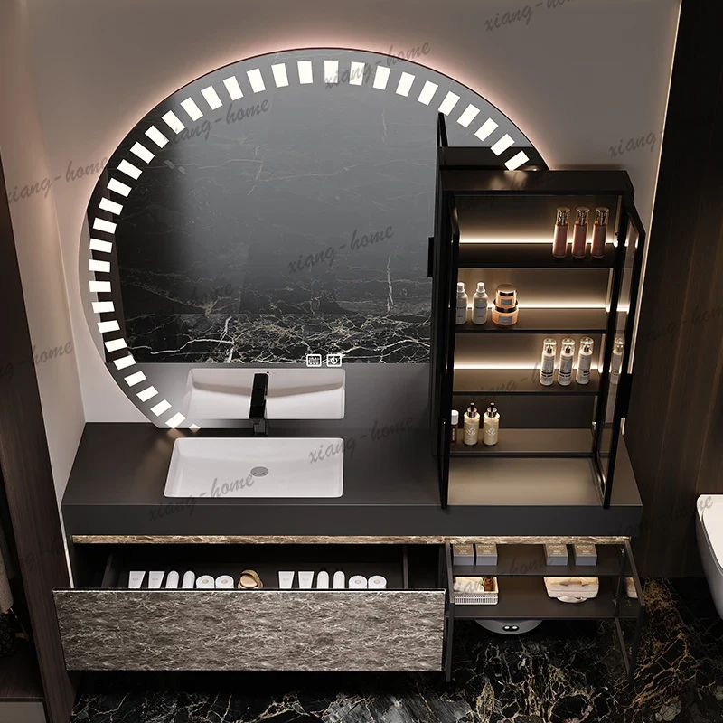 Lemari Kamar Mandi Mewah denga - Home Bathroom Vanity Combo ulasan dan harga
