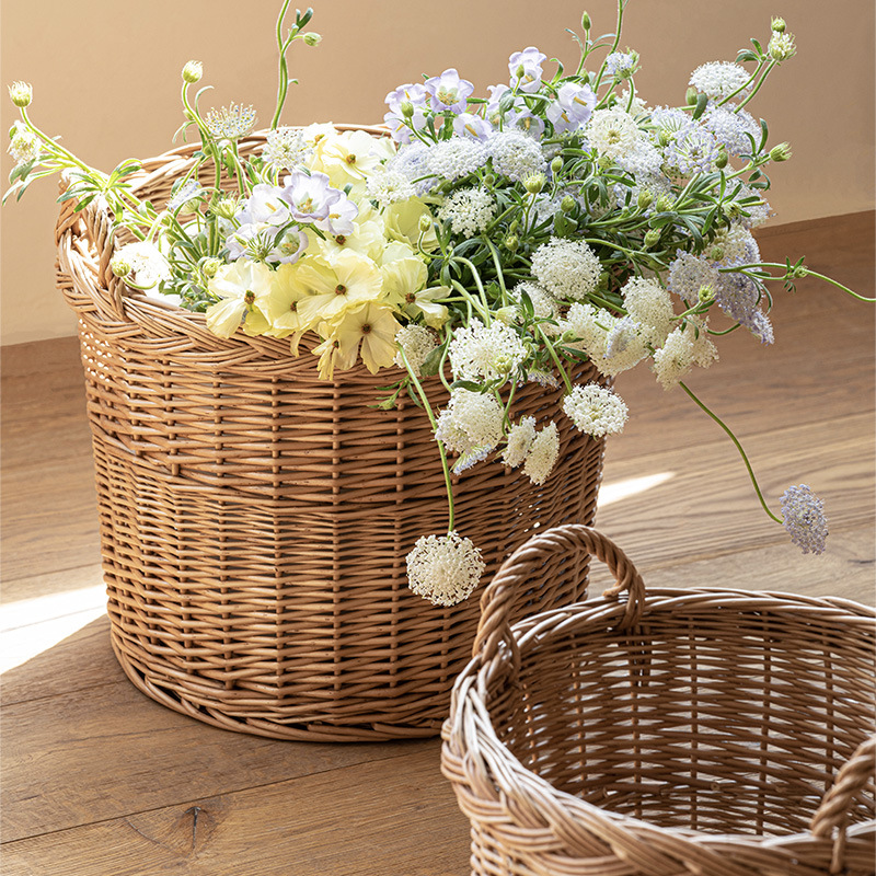 Keranjang Cucian Anyaman Rotan - Home Essentials Bathroom Storage ulasan dan harga
