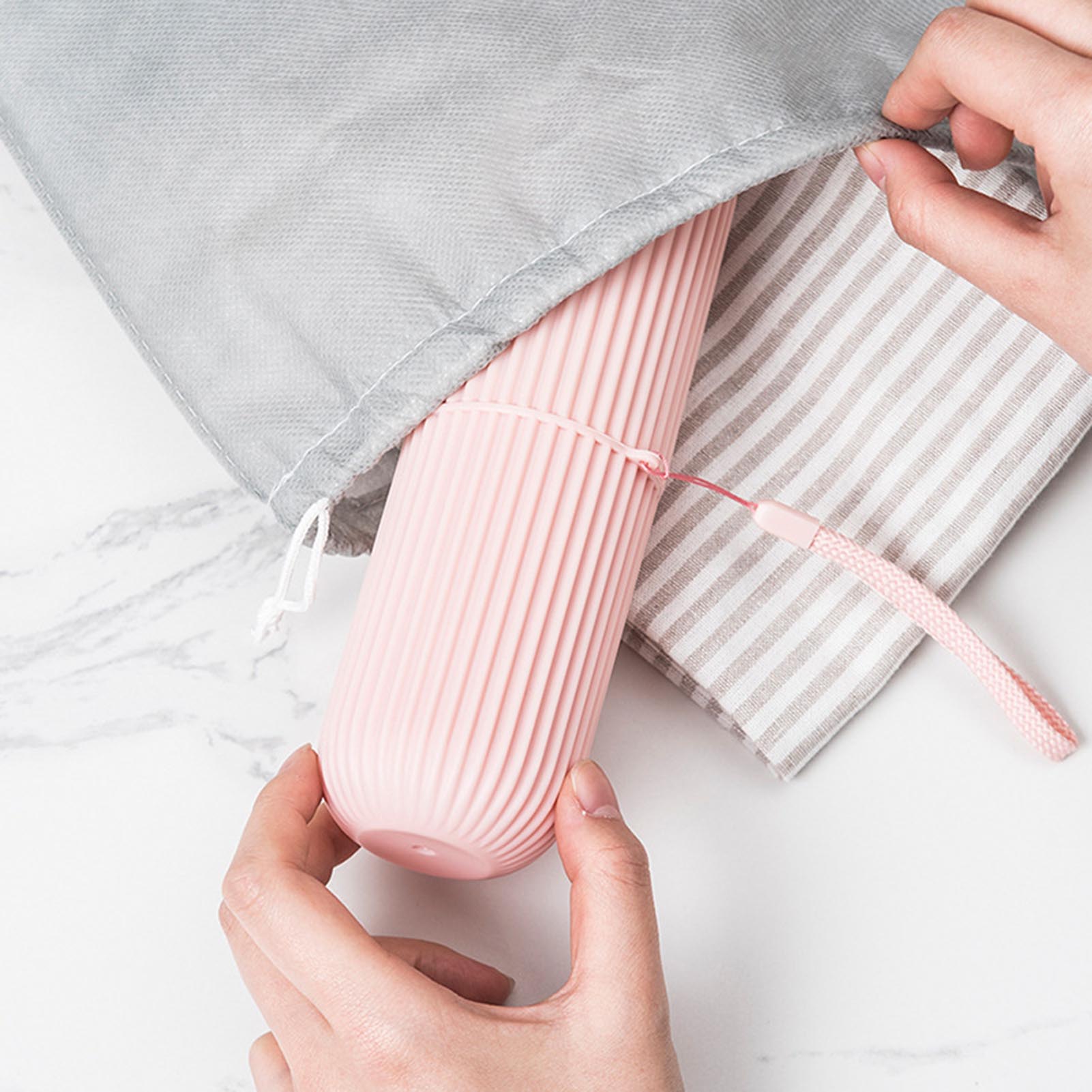 Cangkir Sikat Gigi Portabel Pe - Home Edit Bathroom Storage ulasan dan harga
