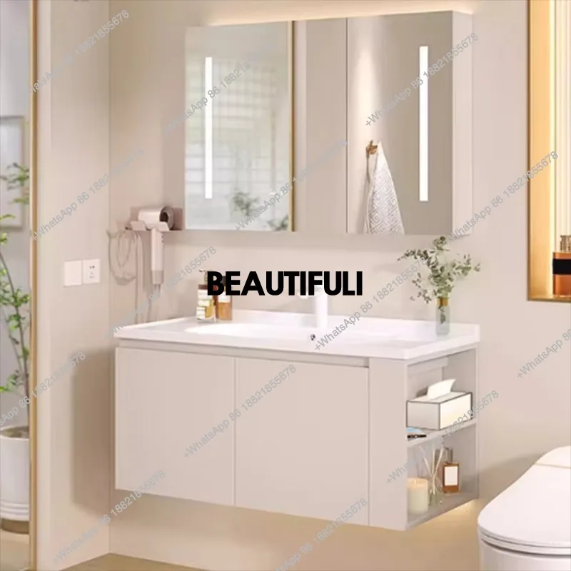 Rak Penyimpanan Cermin Toilet  - Home Bathroom Vanity Combo ulasan dan harga