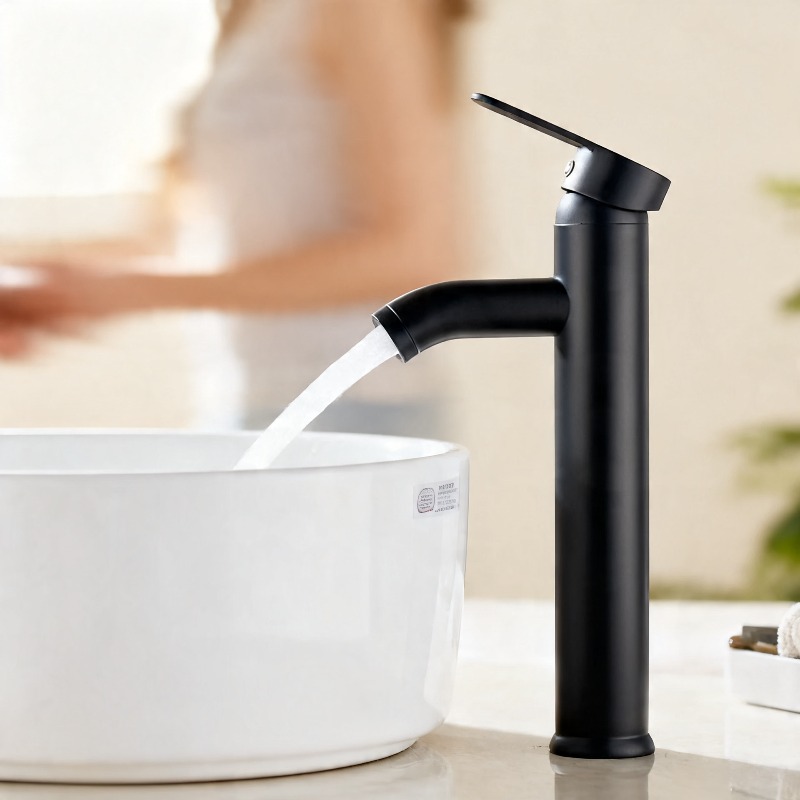 Keran Wastafel Hitam, Keran Ai - Basin Mixer Tap ulasan dan harga