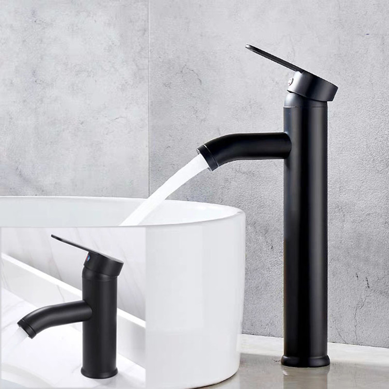 Keran Wastafel Hitam, Keran Ai - Basin Mixer Tap ulasan dan harga