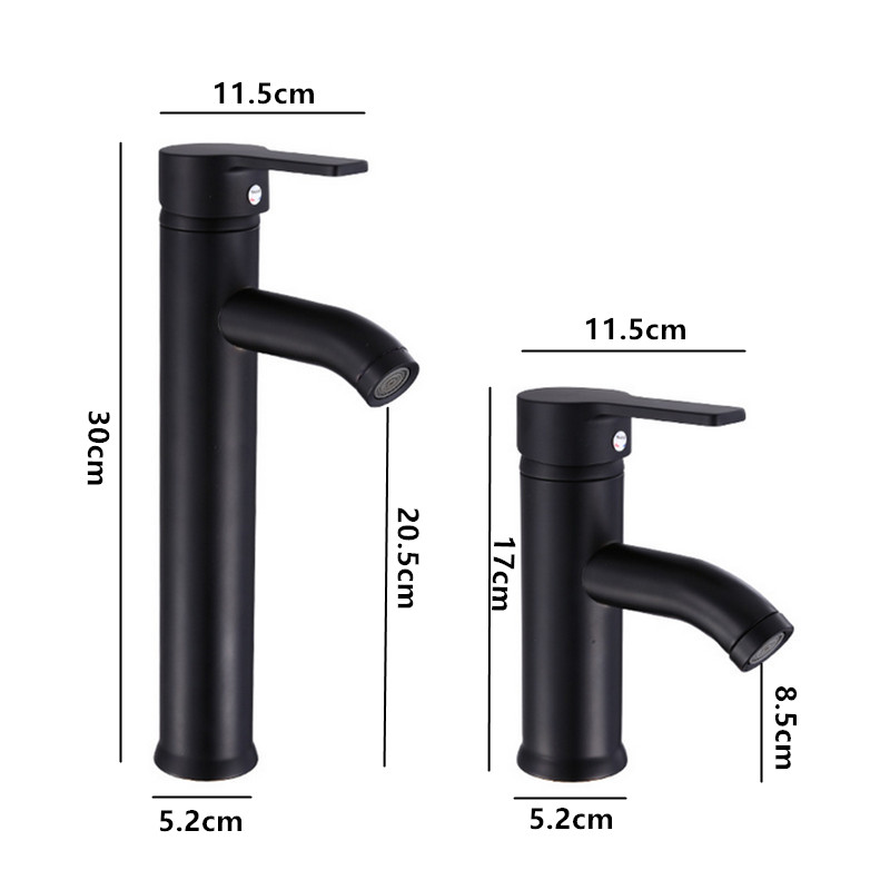 Keran Wastafel Hitam, Keran Ai - Basin Mixer Tap ulasan dan harga